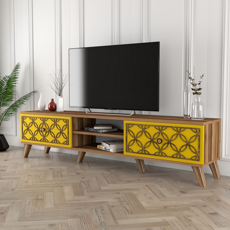 TV Stand Class - Walnut, Yellow Walnut
Yellow
