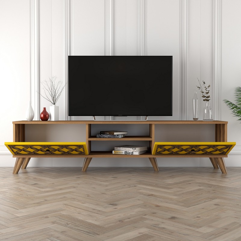 TV Stand Class - Walnut, Yellow Walnut
Yellow