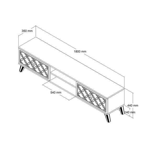 TV Stand Class - Walnut, Yellow Walnut
Yellow