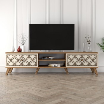 TV Stand Class - Walnut, Cream Walnut
Cream