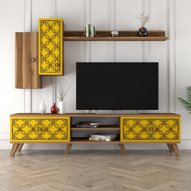 TV Unit Class S - Walnut, Yellow Walnut
Yellow