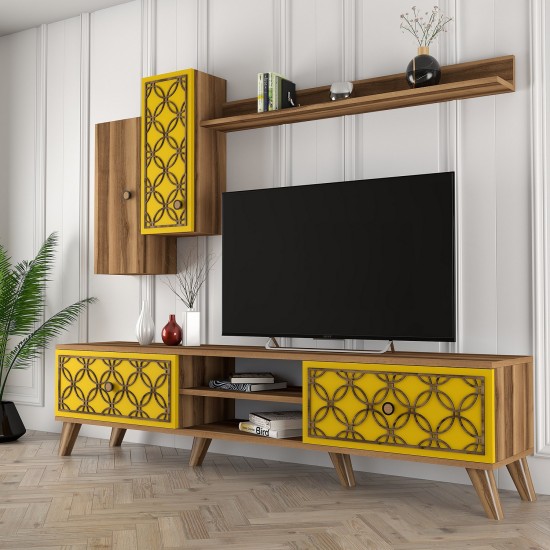 TV Unit Class S - Walnut, Yellow Walnut
Yellow TV Unit Class S - Walnut, Yellow Walnut
Yellow