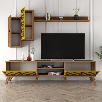 TV Unit Class S - Walnut, Yellow Walnut
Yellow