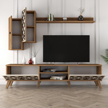 TV Unit Class S - Walnut, Cream Walnut
Cream