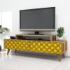 TV Stand City - Walnut, Yellow Walnut
Yellow