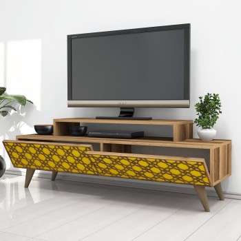 TV Stand City - Walnut, Yellow Walnut
Yellow