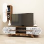 TV Unit Defne - Walnut, White Walnut
White