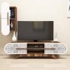 TV Unit Defne - Walnut, White Walnut
White