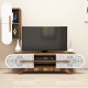 TV Unit Defne - Walnut, White Walnut
White TV Unit Defne - Walnut, White Walnut
White