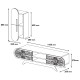 TV Unit Defne - Walnut, Cream Walnut
Cream