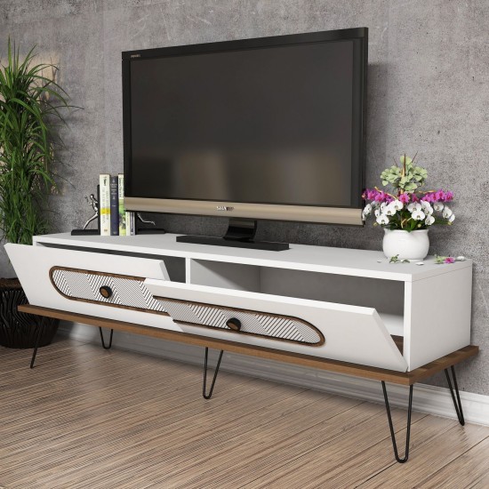 TV Stand Ekol - White White TV Stand Ekol - White White
