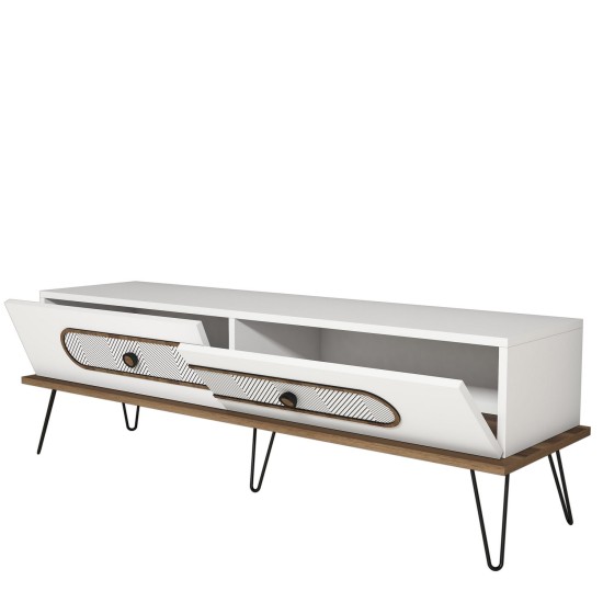 TV Stand Ekol - White White TV Stand Ekol - White White