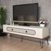 TV Stand Ekol - Cream Cream