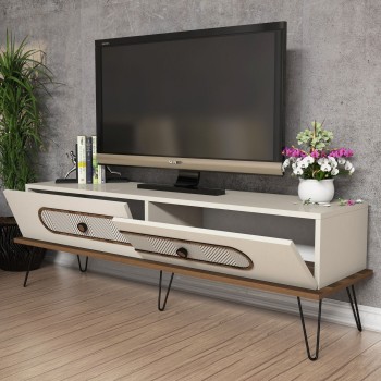 TV Stand Ekol - Cream Cream
