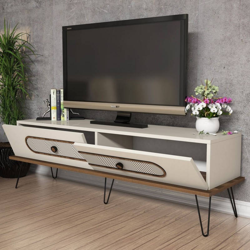 TV Stand Ekol - Cream Cream
