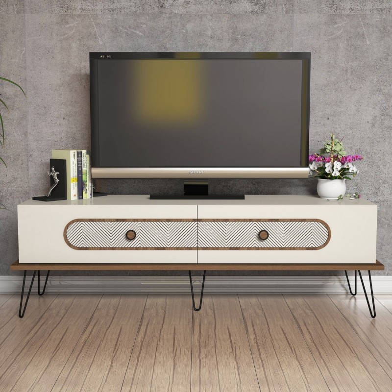 TV Stand Ekol - Cream Cream