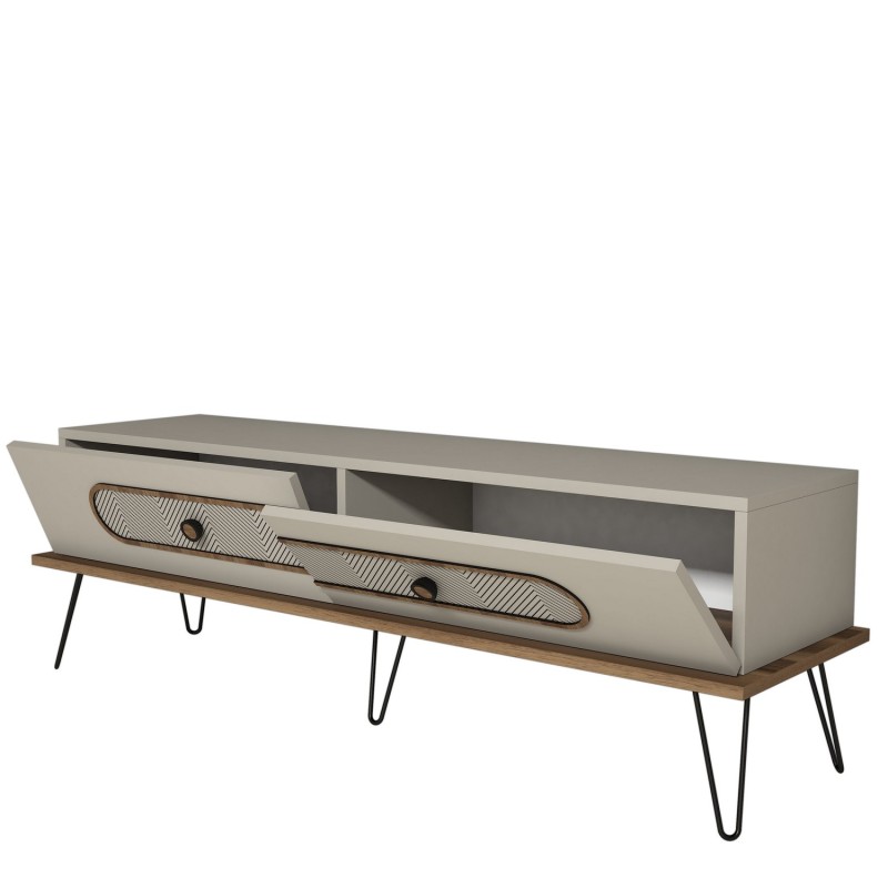 TV Stand Ekol - Cream Cream