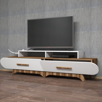 TV Stand Flora - Walnut, White Walnut
White