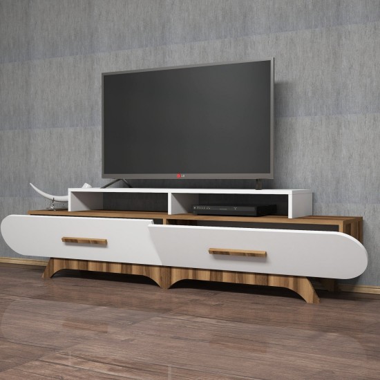 TV Stand Flora - Walnut, White Walnut
White TV Stand Flora - Walnut, White Walnut
White