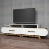 TV Stand Flora - Walnut, White Walnut
White