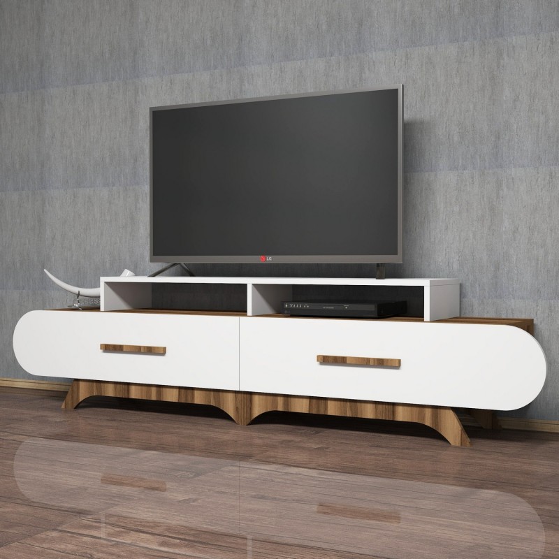 TV Stand Flora - Walnut, White Walnut
White