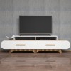 TV Stand Flora - Walnut, White Walnut
White
