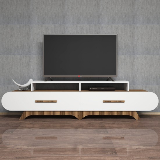 TV Stand Flora - Walnut, White Walnut
White TV Stand Flora - Walnut, White Walnut
White
