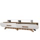 TV Stand Flora - Walnut, White Walnut
White TV Stand Flora - Walnut, White Walnut
White
