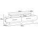 TV Stand Flora - Walnut, White Walnut
White TV Stand Flora - Walnut, White Walnut
White