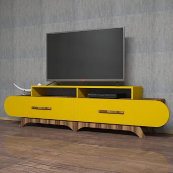 TV Stand Flora - Walnut, Yellow Walnut
Yellow