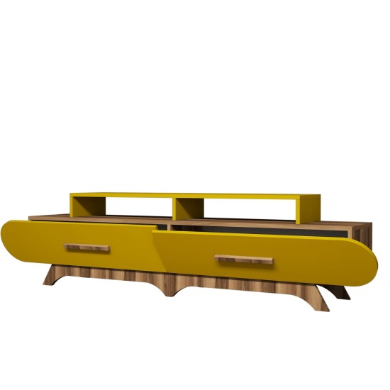 TV Stand Flora - Walnut, Yellow Walnut
Yellow TV Stand Flora - Walnut, Yellow Walnut
Yellow