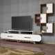TV Unit Flora S - Walnut, White Walnut
White TV Unit Flora S - Walnut, White Walnut
White