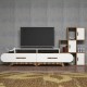 TV Unit Flora S - Walnut, White Walnut
White TV Unit Flora S - Walnut, White Walnut
White