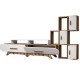 TV Unit Flora S - Walnut, White Walnut
White TV Unit Flora S - Walnut, White Walnut
White