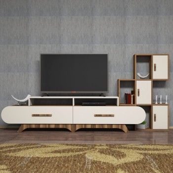 TV Unit Flora S - Walnut, Cream Walnut
Cream
