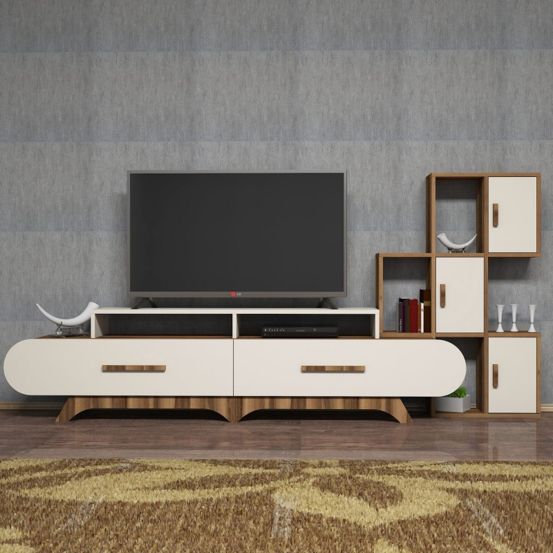 TV Unit Flora S - Walnut, Cream Walnut
Cream