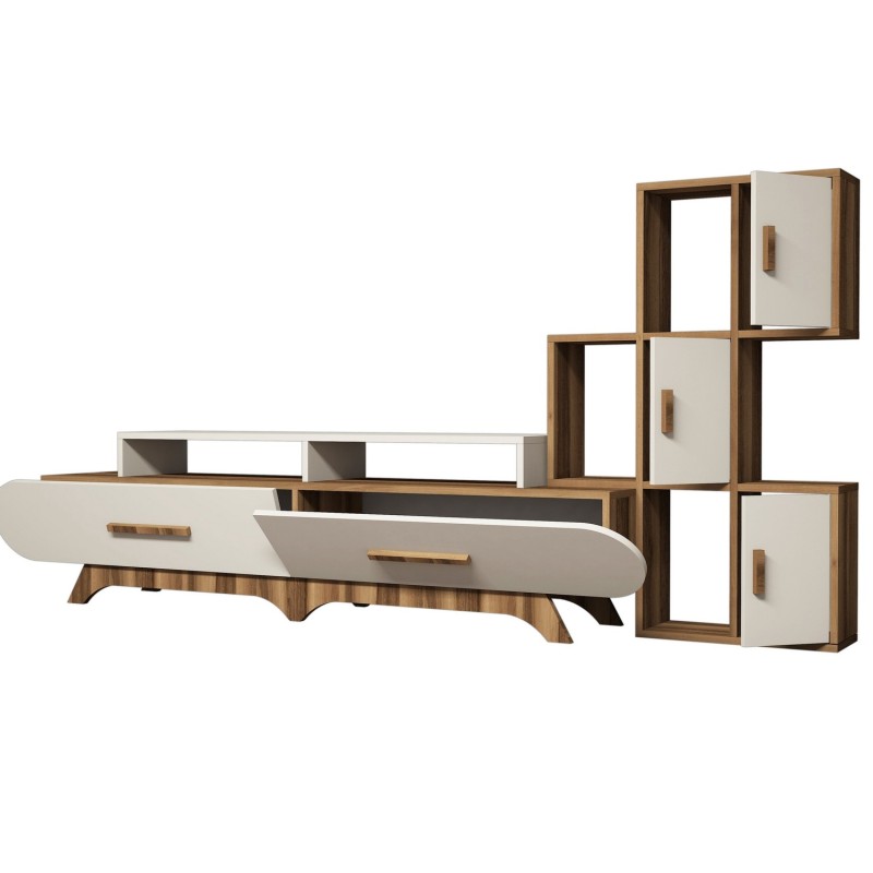TV Unit Flora S - Walnut, Cream Walnut
Cream