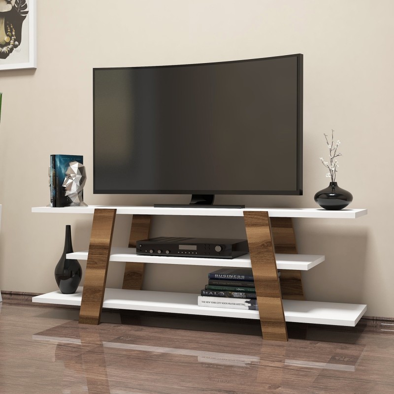 TV Stand Flower - Walnut, White Walnut
White