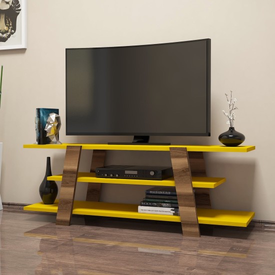 TV Stand Flower - Walnut, Yellow Walnut
Yellow TV Stand Flower - Walnut, Yellow Walnut
Yellow