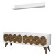 TV Unit Nisan - White White TV Unit Nisan - White White
