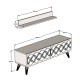 TV Unit Nisan - White White TV Unit Nisan - White White
