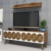 TV Unit Nisan - Walnut Walnut