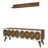 TV Unit Nisan - Walnut Walnut