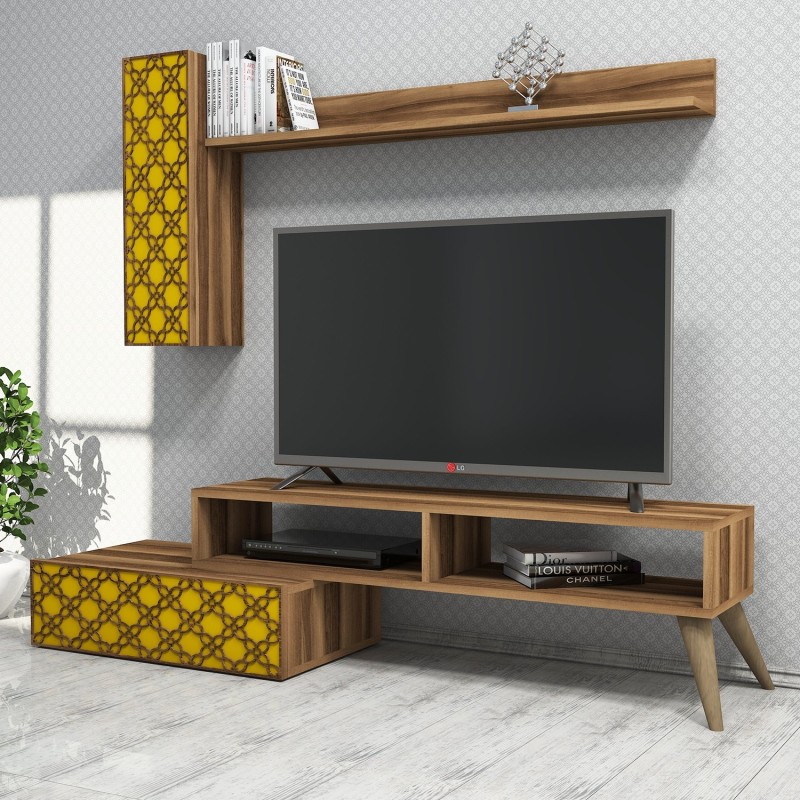 TV Unit Planet - Walnut, Yellow Walnut
Yellow