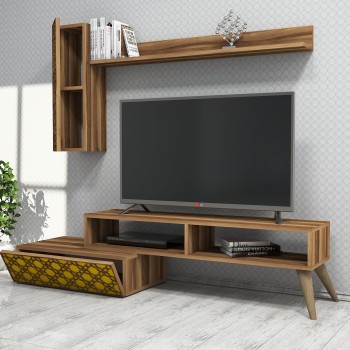 TV Unit Planet - Walnut, Yellow Walnut
Yellow