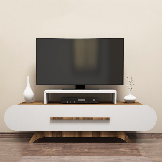 TV Stand Rose - Walnut, White Walnut
White TV Stand Rose - Walnut, White Walnut
White