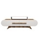 TV Stand Rose - Walnut, White Walnut
White TV Stand Rose - Walnut, White Walnut
White