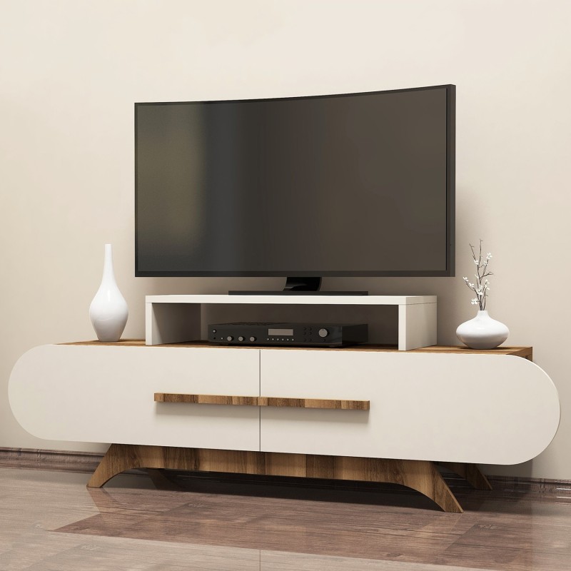 Hanah Home TV Stand Rose - Walnut, Cream Walnut
Cream