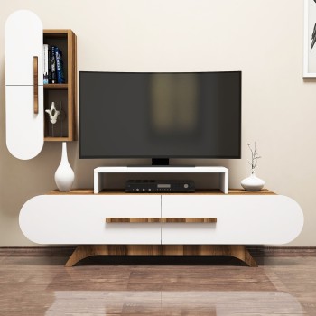 TV Unit Rose S - Walnut, White Walnut
White