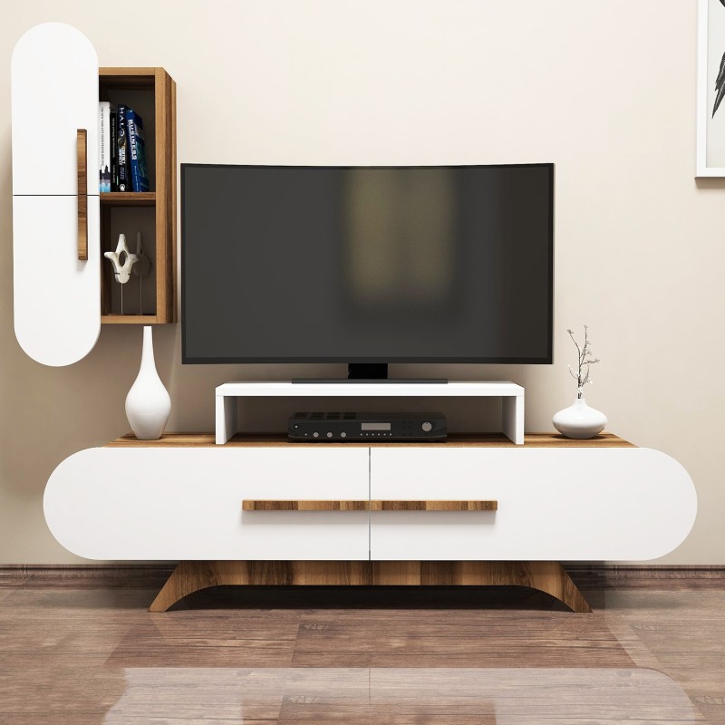 TV Unit Rose S - Walnut, White Walnut
White